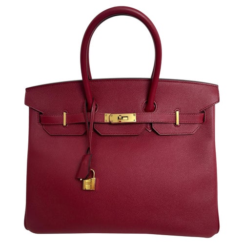 Hermes Birkin 35 Rouge Grenat